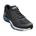 Wilson Tennisschuhe Rush Pro Ace Clay/Sandplatz (2E/weit) schwarz/blau Herren